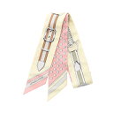 エルメス HERMES ツイリー GRAND TRALALA スカーフ 衣料品 シルク シルク レディース ベージュ系 / ピンク系 / マルチカラー 【中古】