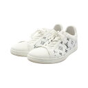 【3千円オフor2点以上で10%OFF】ルイ・ヴィトン LOUIS VUITTON ルクセンブルクライン スニーカー 靴 レザー メンズ ホワイト系 MS121...