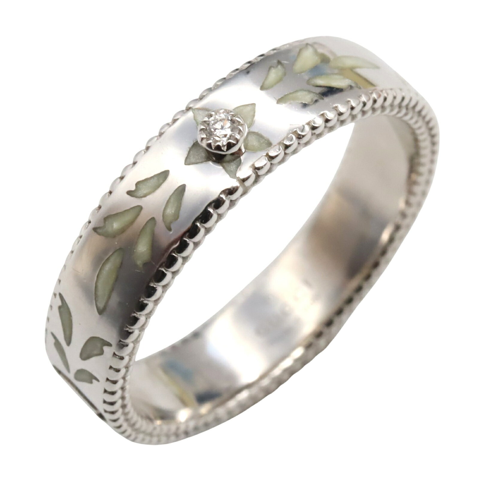 【10%OFFクーポン対象】グッチ GUCCI アイコンリング リング・指輪 ジュエリー K18WG(ホワイトゴールド) ダイヤモンド メンズ レディース シル...