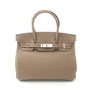 エルメス HERMES バーキン30 エトゥープ ハンドバッグ バッグ トゴ トゴ レディース ブラウン系 【中古】