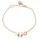 ブルガリ BVLGARI B-zero1 ビーゼロワン エレメント ブレスレット セラミック ブレスレット アクセサリー K18PG(ピンクゴールド) セラミッ...