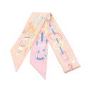 エルメス HERMES ツイリー DO RE BOUCLES スカーフ 衣料品 シルク シルク レディース ベージュ系 / マルチカラー 【中古】