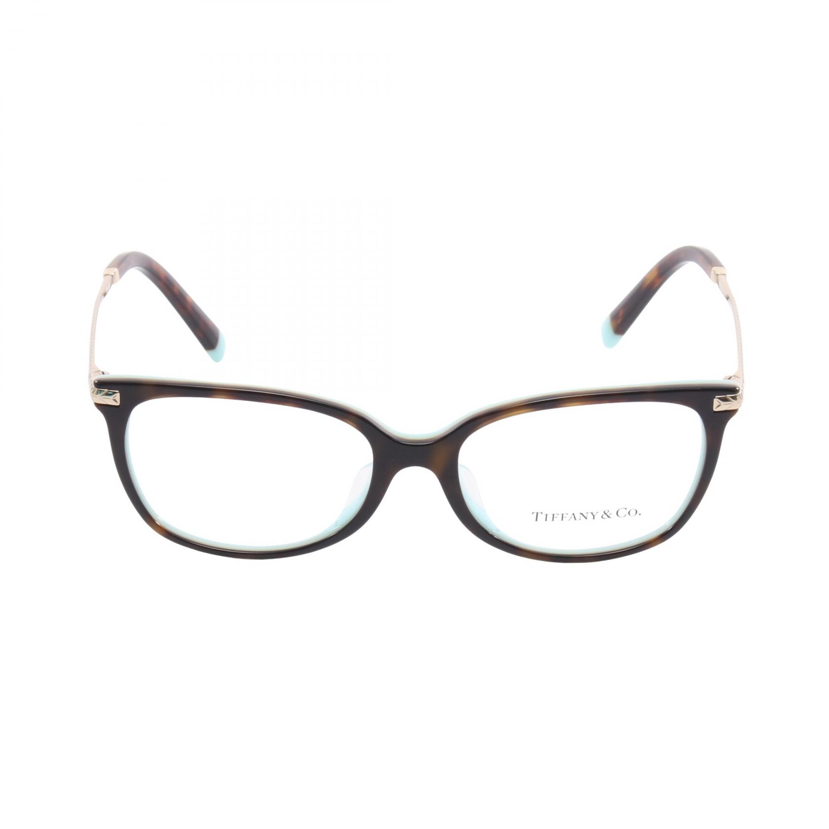 【まとめ買い10%OFF対象】ティファニー TIFFANY＆CO 伊達 メガネ 衣料品 プラスチック レディース ブラウン系 / ブルー系 【中古】