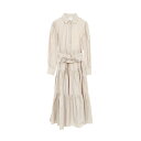 マックスマーラ MAX MARA ワンピース 衣料品 トップス コットン レディース ベージュ系 【中古】