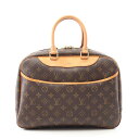 【15%OFFクーポン対象】ルイ・ヴィトン LOUIS VUITTON ドーヴィル ボーリングヴァニティ ハンドバッグ バッグ PVCコーティングキャンバス レ...