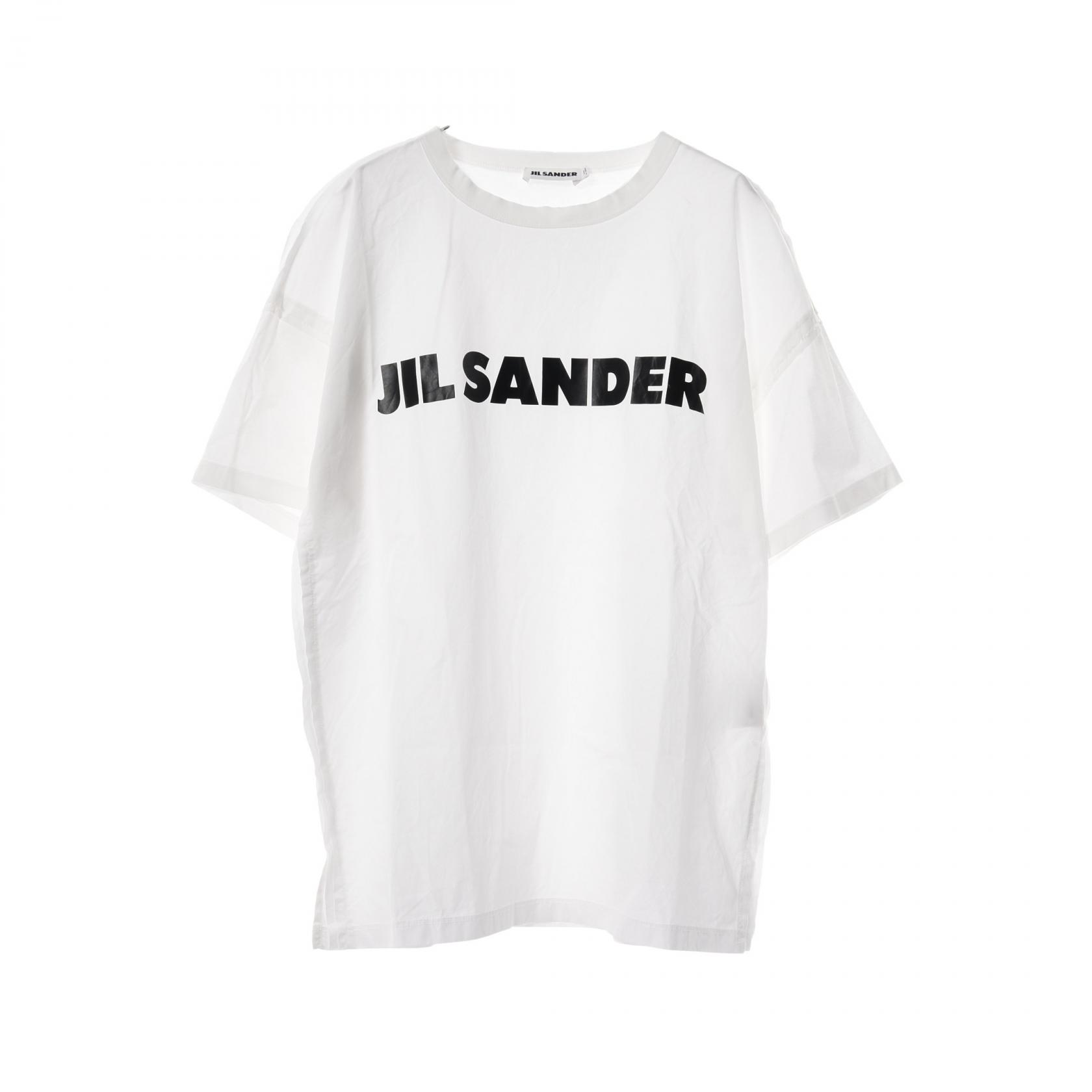 ≪千円OFF＆まとめ買い対象≫ジルサンダー JIL SANDER カットソー 衣料品 トップス コットン メンズ ホワイト系 【中古】