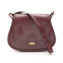 【5%OFFクーポン対象】エルメス HERMES クレオ ショルダーバッグ バッグ カーフ(牛革) ボックスカーフ レディース ボルドー系 【中古】