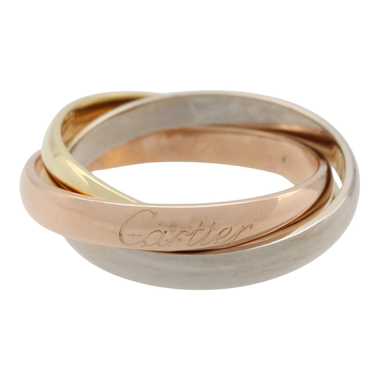【10%OFFクーポン対象】カルティエ CARTIER トリニティ リング リング・指輪 ジュエリー K18(イエローゴールド) K18WG(ホワイトゴールド)...