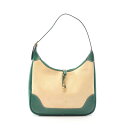 【5%OFFクーポン対象】エルメス HERMES トリム31 ショルダーバッグ バッグ キャンバス レザー トワルアッシュ トワルアッシュ レディース ベージュ系 / グリーン系 【中古】