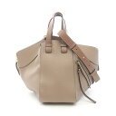 【15%OFFクーポン対象】ロエベ LOEWE ハンモックバッグ スモール ハンドバッグ バッグ レザー レディース ベージュ系 【中古】