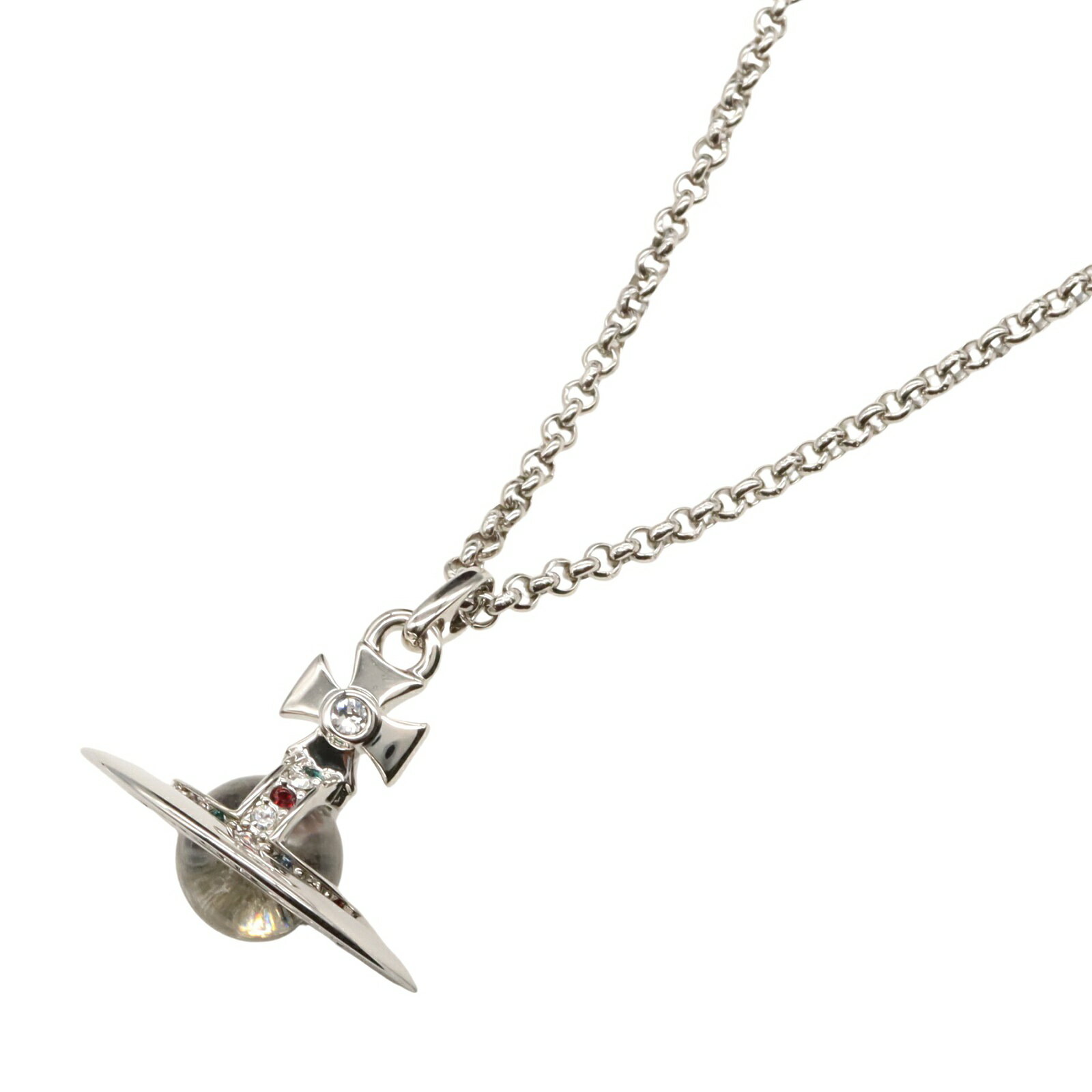 ヴィヴィアンウエストウッド Vivienne Westwood ネックレス ネックレス ジュエリー 真鍮 メンズ レディース シルバー系 63020097/02...