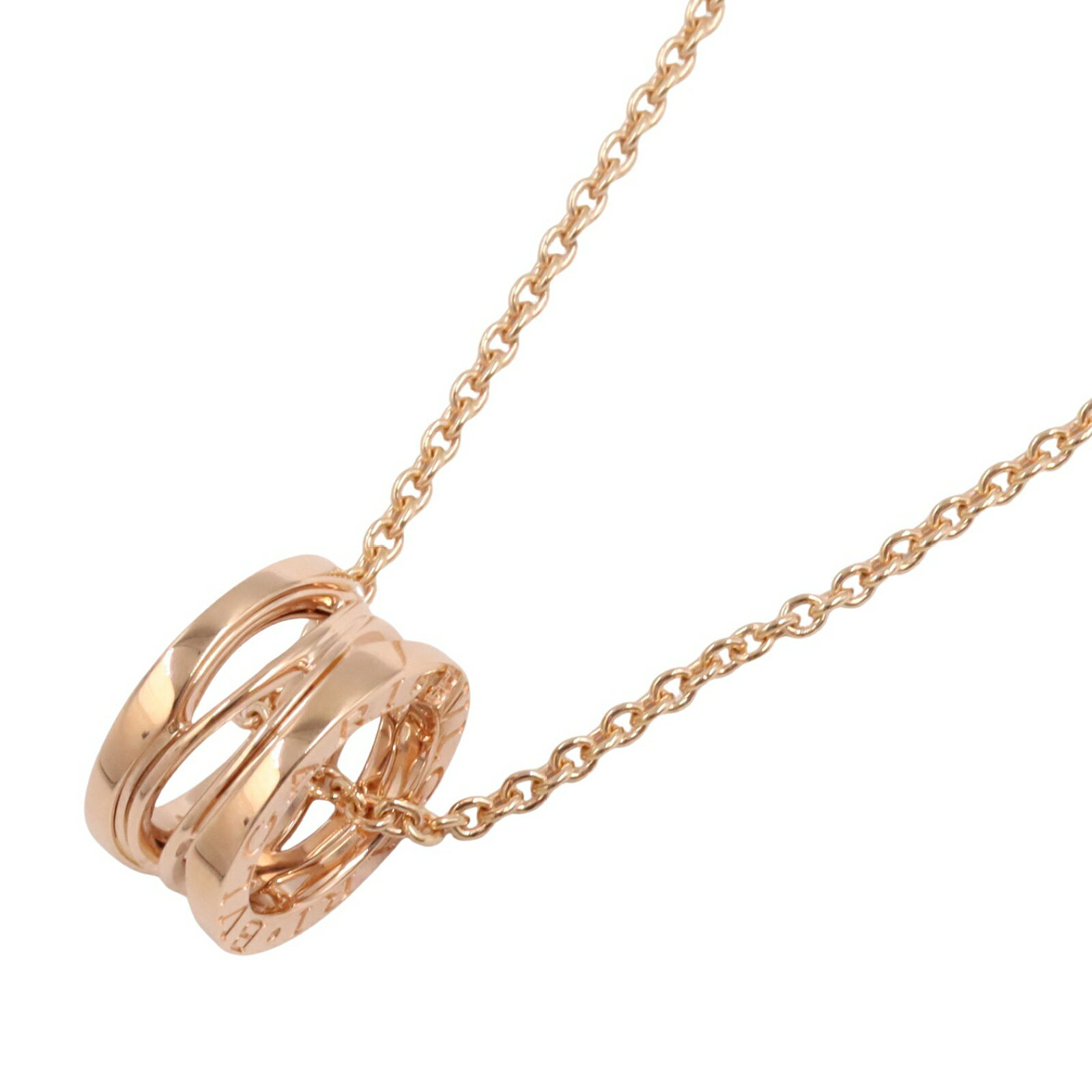 ブルガリ BVLGARI B-zero1 ビーゼロワン デザイン レジェンド ネックレス ネックレス ジュエリー K18PG(ピンクゴールド) メンズ レディー...