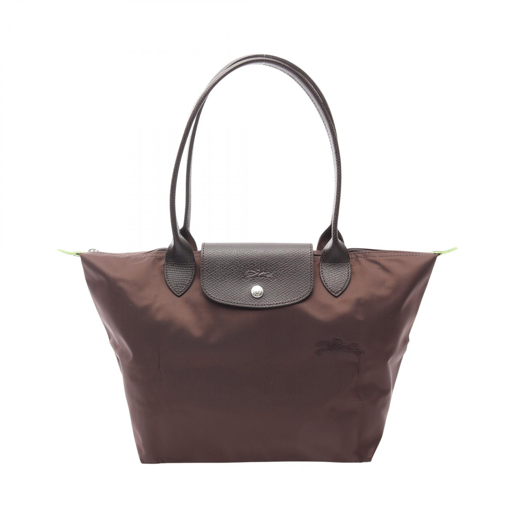 ロンシャン Longchamp ル プリアージュ グリーン M トートバッグ バッグ キャンバス レザー レディース ブラウン系 L2605919002 【新品】のサムネイル