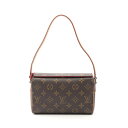 【15%OFFクーポン対象】ルイ・ヴィトン LOUIS VUITTON レシタル ハンドバッグ バッグ PVCコーティングキャンバス レザー モノグラム レディ...