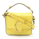 【3千円OFFクーポン対象】クロエ Chloe CHROE C クロエシー ハンドバッグ バッグ レザー レディース イエロー系 CHC19US193 【中古】