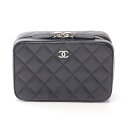 シャネル CHANEL マトラッセ バッグ ラムスキン(羊革) レディース ブラック系 【中古】
