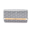 ゴヤール GOYARD モンテカルロ ミニケース ポーチ バッグ PVCコーティングキャンバス ウッド レディース グレー系 MONTE2MINTY51CL51...