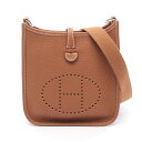【5%OFFクーポン対象】エルメス HERMES エヴリンTPM ゴールド ショルダーバッグ バッグ トリヨンクレマンス トリヨンクレマンス レディース ブラウン系 【中古】