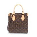 【15%OFFクーポン対象】ルイ・ヴィトン LOUIS VUITTON サックプラBB ハンドバッグ バッグ PVCコーティングキャンバス レザー モノグラム ...