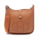 【5%OFFクーポン対象】エルメス HERMES エヴリン 3 トロワ PM ゴールド ショルダーバッグ バッグ トリヨンクレマンス トリヨンクレマンス レディース ブラウン系 【中古】