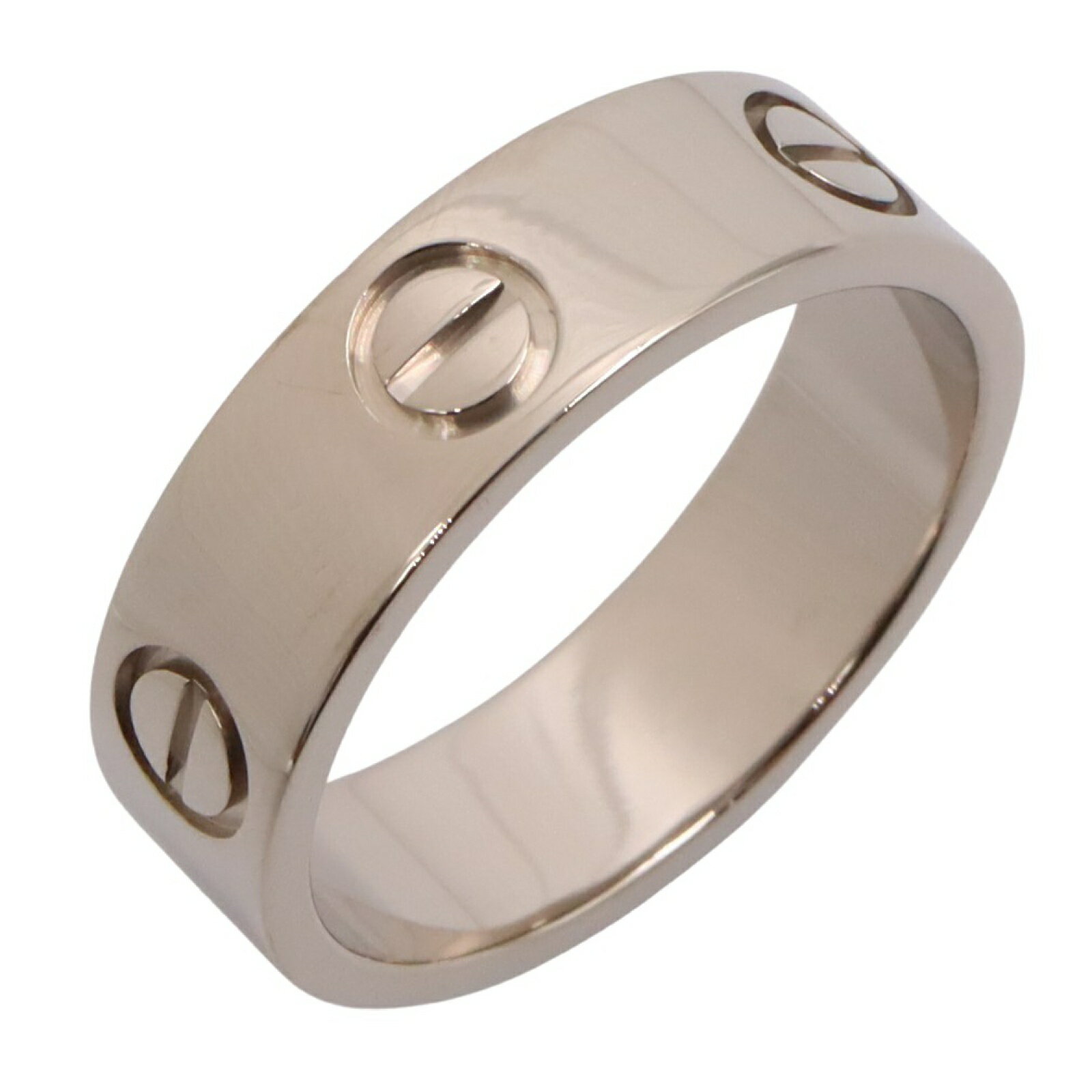 【10%OFFクーポン対象】カルティエ CARTIER ラブリング リング・指輪 ジュエリー K18WG(ホワイトゴールド) メンズ レディース シルバー系 【...