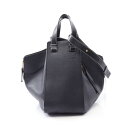 【15%OFFクーポン対象】ロエベ LOEWE HAMMOCK MEDIUM ハンモック ミディアム ハンドバッグ バッグ レザー レディース ネイビー系 【中...