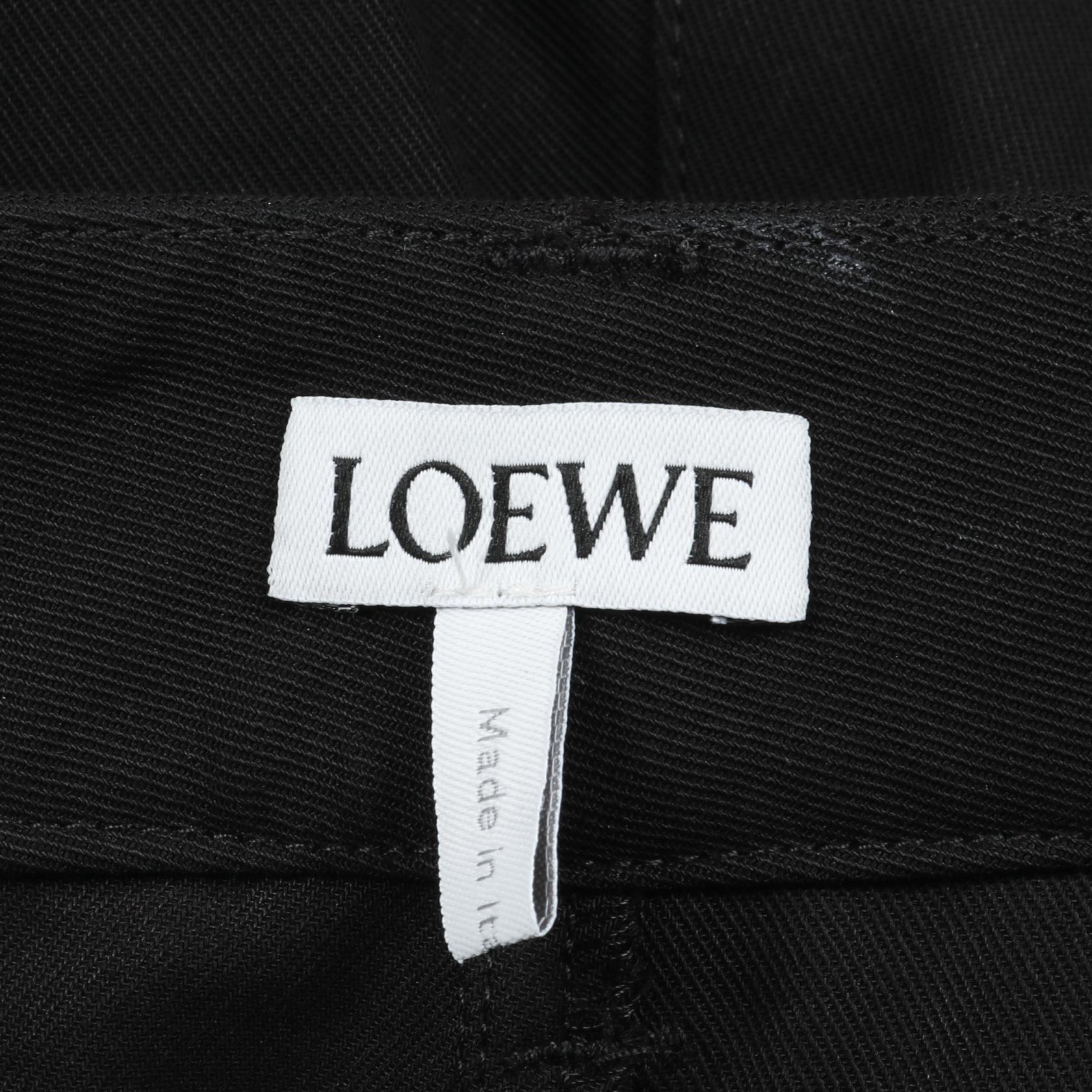 Brandoff銀座の【10％OFFクーポン対象】ロエベ LOEWE スカート 衣料品 ボトムス コットン レディース ブラック系 【中古】｜アングル3