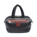 《5%OFFクーポン対象》シャネル CHANEL コココクーン ハンドバッグ バッグ レザー レディース ブラック系 / ボルドー系 【中古】