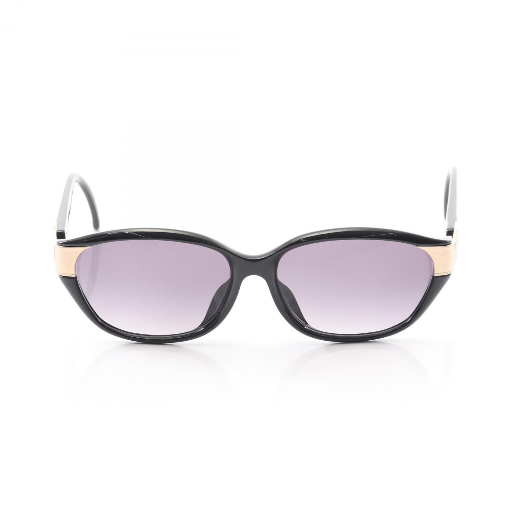 クリスチャンディオール Christian Dior サングラス 衣料品 プラスチック / GP レディース ブラック系 / ゴールド系 2906A90 【中古】