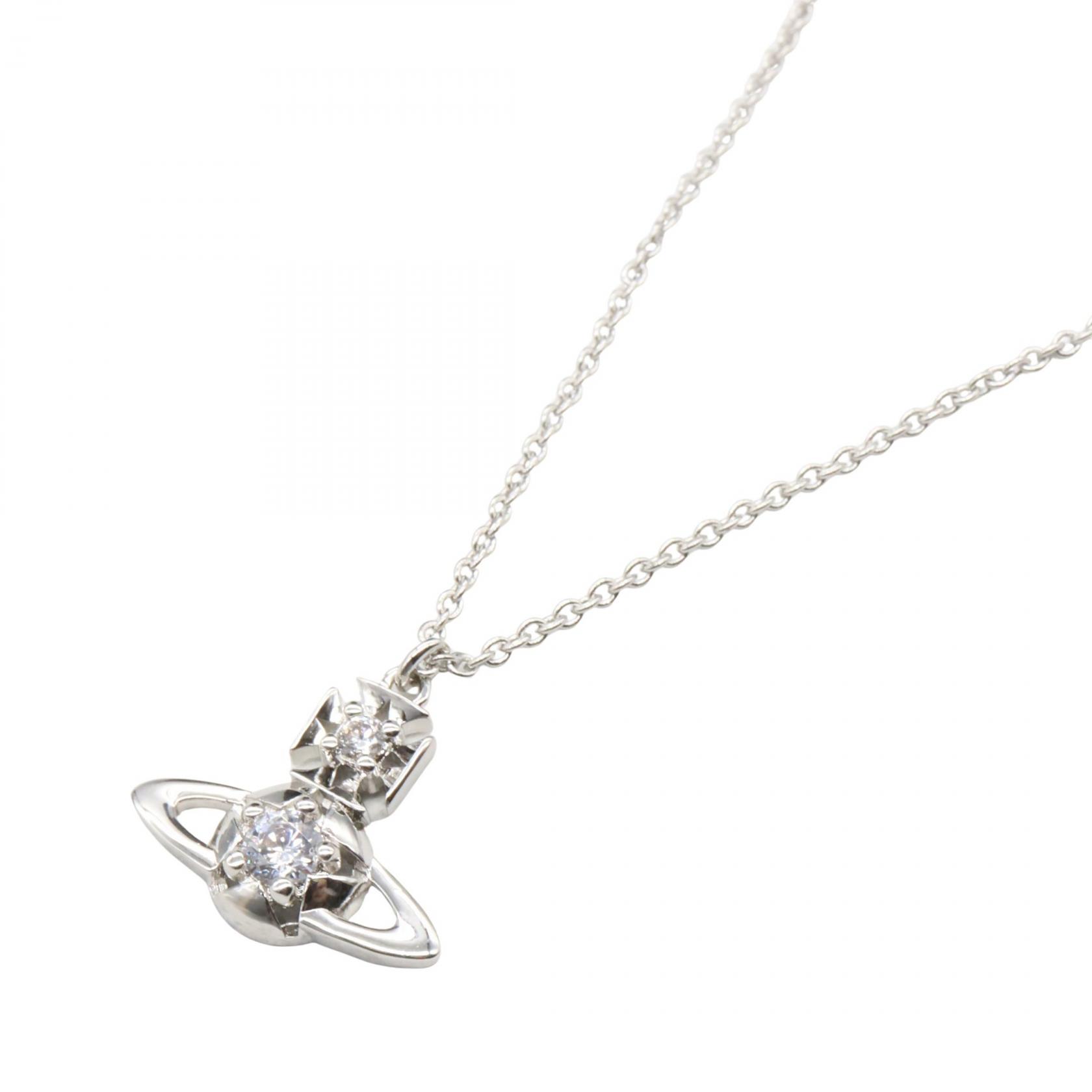 【まとめ買い10%OFF対象】ヴィヴィアンウエストウッド Vivienne Westwood ネックレス ネックレス ジュエリー 真鍮 メンズ レディース シルバー系 630203GS/02P102 【新品】