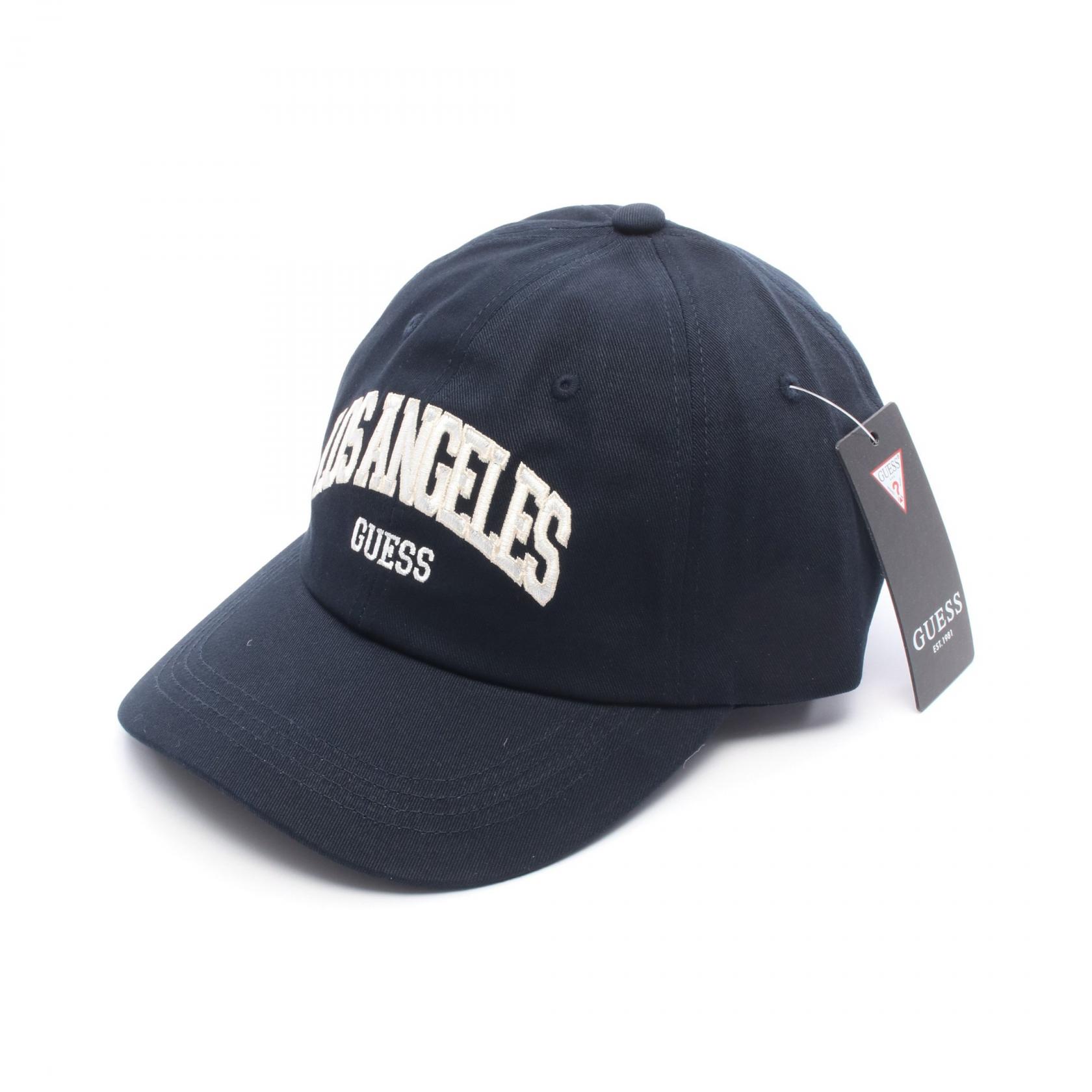 【10％OFFクーポン対象】ゲス Guess キャップ 帽子 コットン メンズ レディース ネイビー系 MO1A1252DS 【新品】