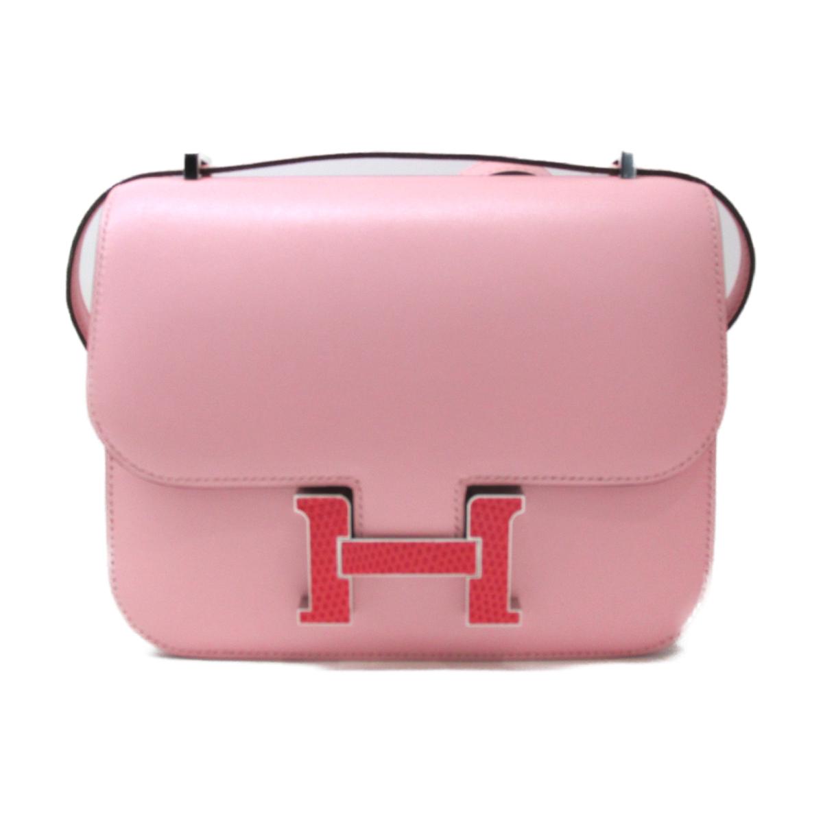 【中古】エルメス コンスタンス3ミニ ショルダーバッグ レディース ヴォータデラクト x リザード ローズサクラ x ブーゲンビリアのサムネイル