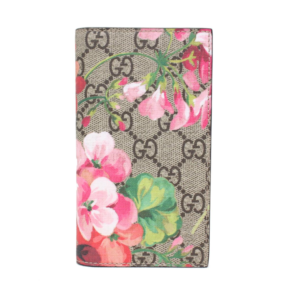 【中古】 グッチ GGブルームス iphone7ケース レディース 塩化ビニールコーティング※GGスプリームキャンバス ベージュ x エボニー (ピンク系) (482705・496334) | GUCCI BRANDOFF ブランドオフ スマートフォン カバー ケース 携帯電話 携帯カバー 携帯ケースのサムネイル