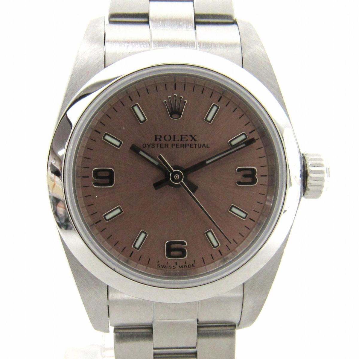 【中古】 ロレックス パーペチュアル デイト ウォッチ 腕時計 レディース ステンレススチール (SS) (76080 F番) | ROLEX BRANDOFF ブランドオフ ブランド ブランド時計 ブランド腕時計 時計