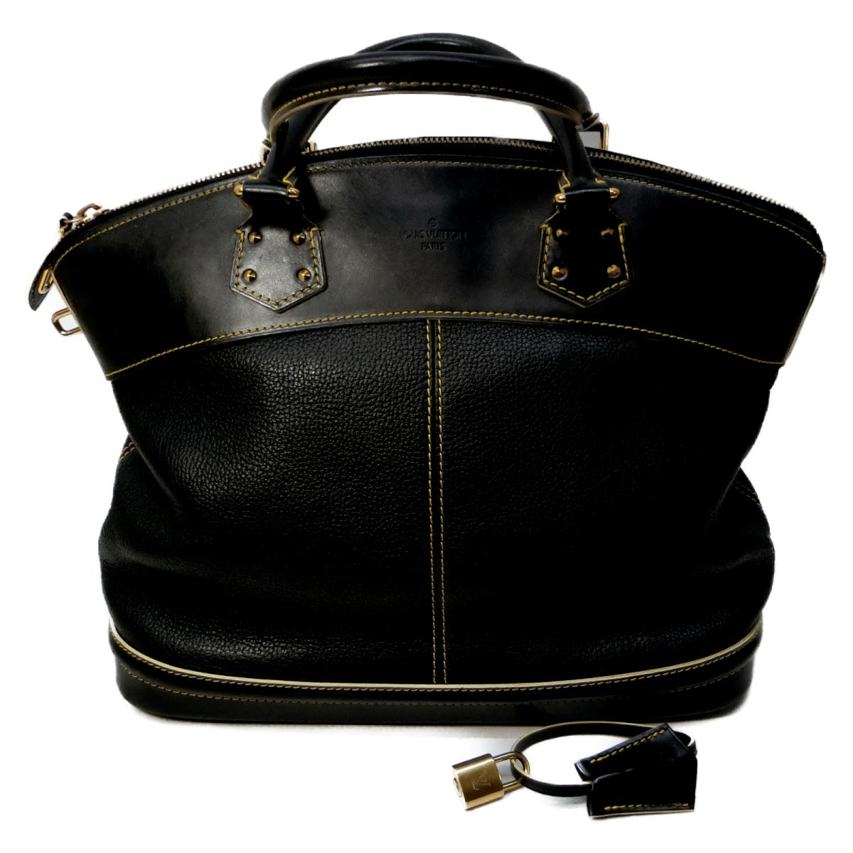 Brandoffginza: Auth LOUIS VUITTON Lockit MM Handbag M91875 Suhari leather Used Vintage ...