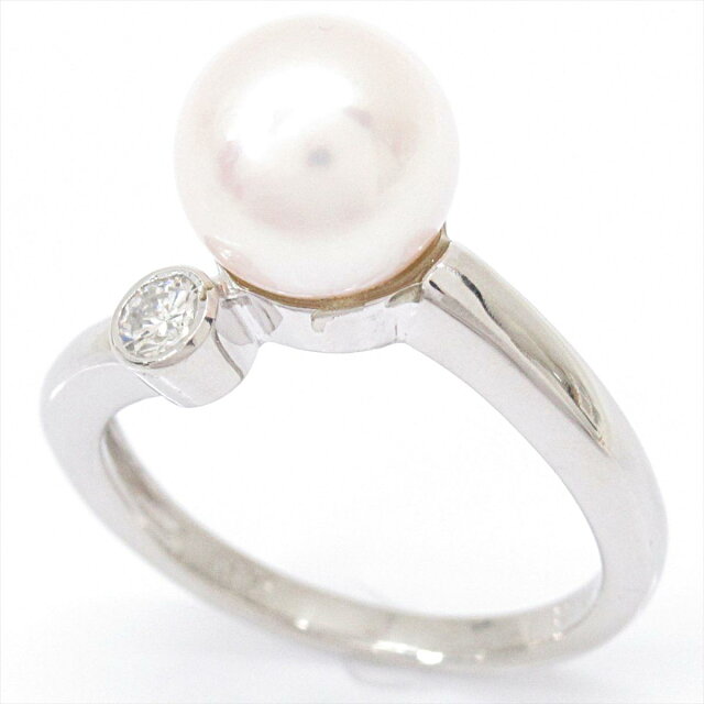 【中古】 ジュエリー パールリング 指輪 レディース PT900 プラチナ x パール ダイヤモンド (0.10ct) | JEWELRY BRANDOFF ブランドオフ ブランド アクセサリー リング|Brandoff銀座 【中古】 ジュエリー パールリング 指輪 レディース PT900 プラチナ x パール ダイヤモンド (0.10ct) | JEWELRY BRANDOFF ブランドオフ ブランド アクセサリー リング|Brandoff銀座