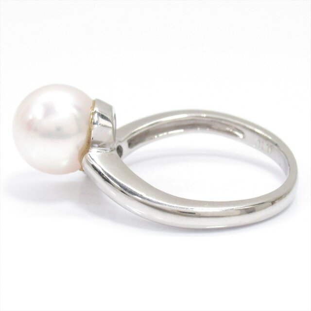 【中古】 ジュエリー パールリング 指輪 レディース PT900 プラチナ x パール ダイヤモンド (0.10ct) | JEWELRY BRANDOFF ブランドオフ ブランド アクセサリー リング|Brandoff銀座 【中古】 ジュエリー パールリング 指輪 レディース PT900 プラチナ x パール ダイヤモンド (0.10ct) | JEWELRY BRANDOFF ブランドオフ ブランド アクセサリー リング|Brandoff銀座