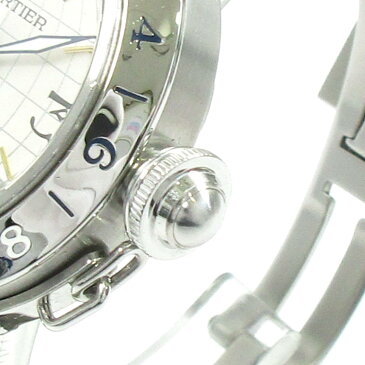 【中古】 カルティエ パシャC メリディアン ウォッチ 腕時計 メンズ レディース ステンレススチール (SS) シルバー (W31078M7) | Cartier BRANDOFF ブランドオフ ブランド ブランド時計 ブランド腕時計 時計