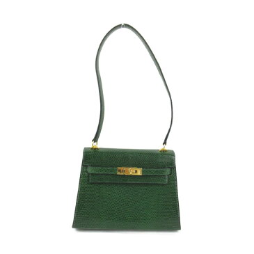 【中古】 エルメス ミニケリー ショルダーバッグ レディース リザード グリーン系 (ゴールド金具) | HERMES BRANDOFF ブランドオフ ブランド ブランドバッグ かばん バッグ バック ハンドバッグ ハンドバック ハンド