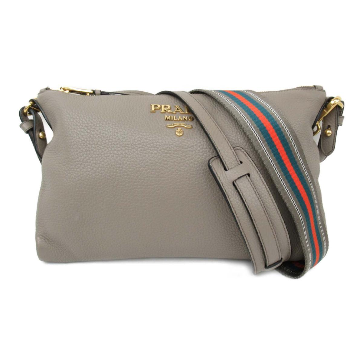 【楽天市場】【中古】 プラダ ショルダーバッグ レディース レザー グレージュ (1BH050) | PRADA BRANDOFF ブランド