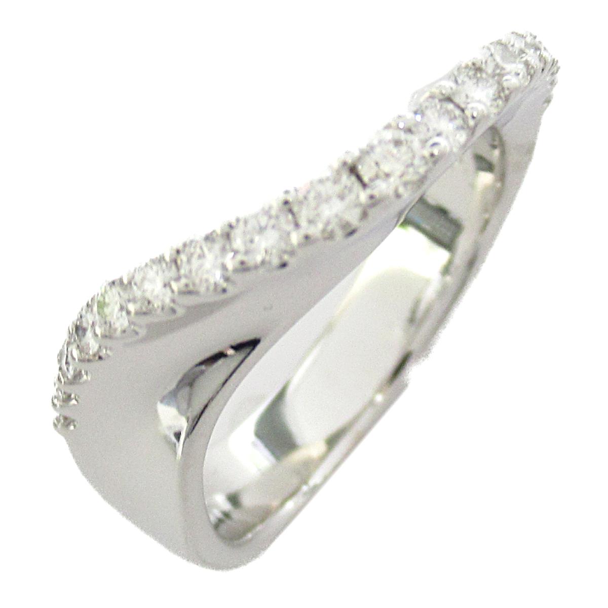 【楽天市場】【中古】 タサキ ダイヤモンド リング 指輪 レディース K18WG (750) ホワイトゴールド x ダイヤモンド0.32ct
