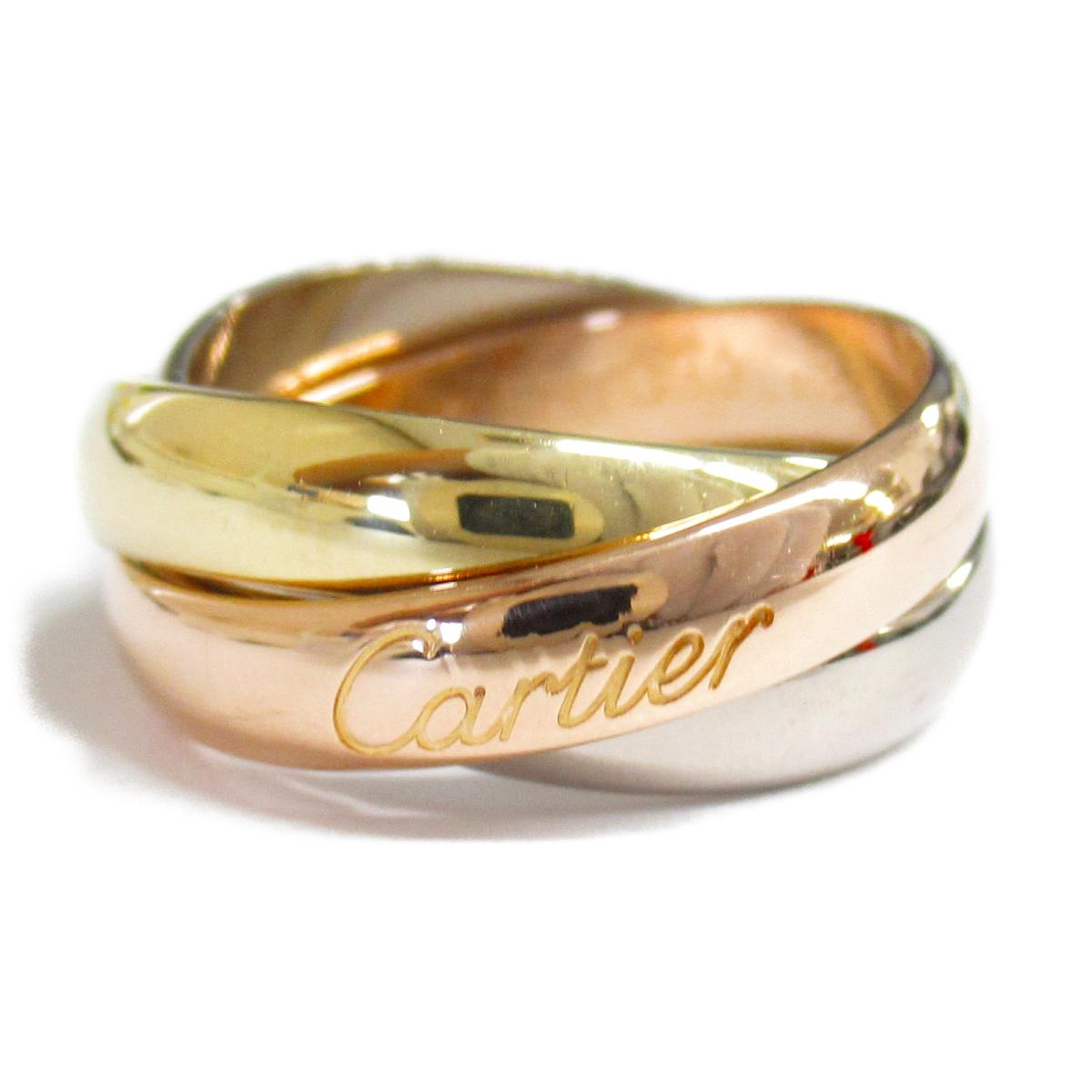 【中古】 カルティエ トリニティ クラシック リング 指輪 レディース K18YG (750) イエローゴールド K18WG ホワイトゴールド K18PG ピンクゴールド (B4052700) | Cartier BRANDOFF ブランドオフ ブランド ジュエリーのサムネイル