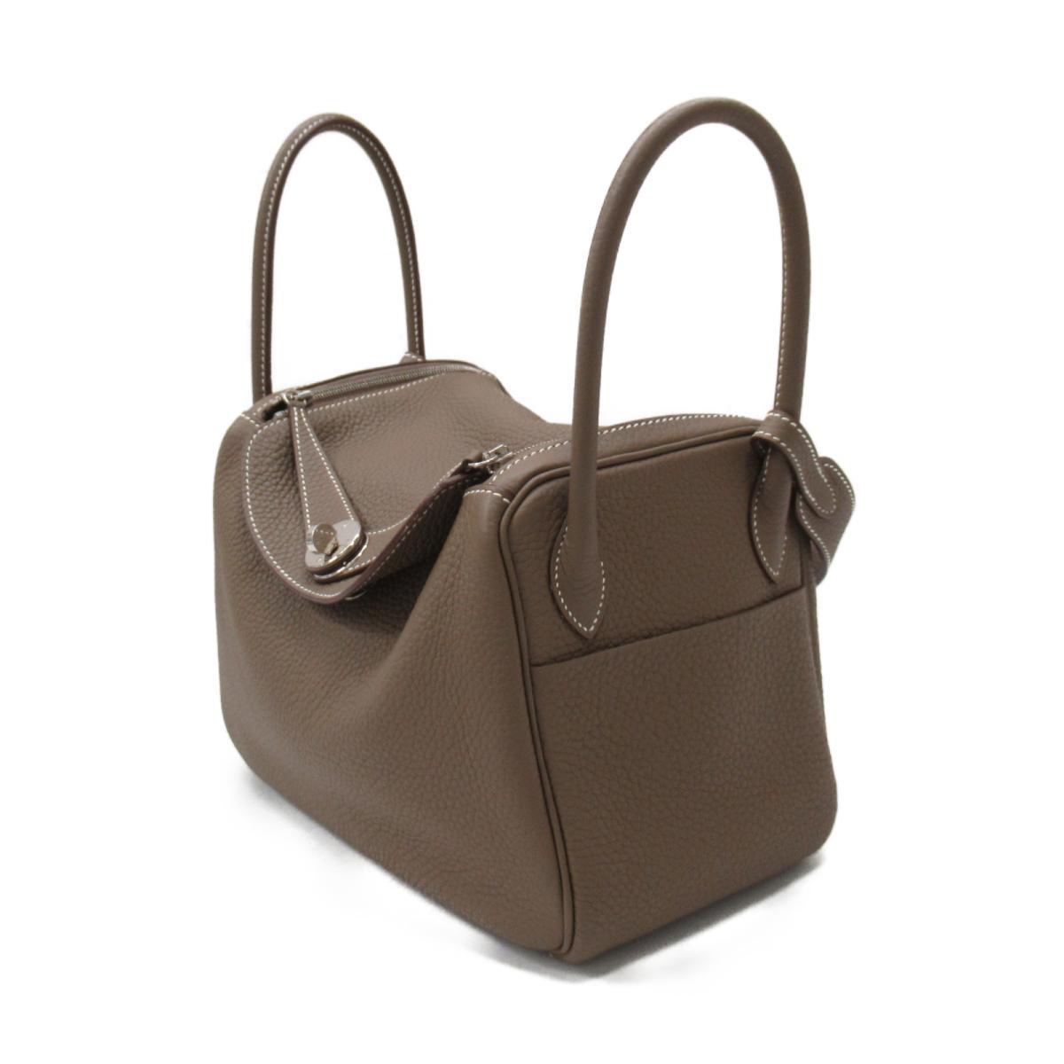 【楽天市場】【中古】 エルメス リンディ26 ショルダーバッグ レディース トリヨンクレマンス エトープ (シルバー金具) HERMES