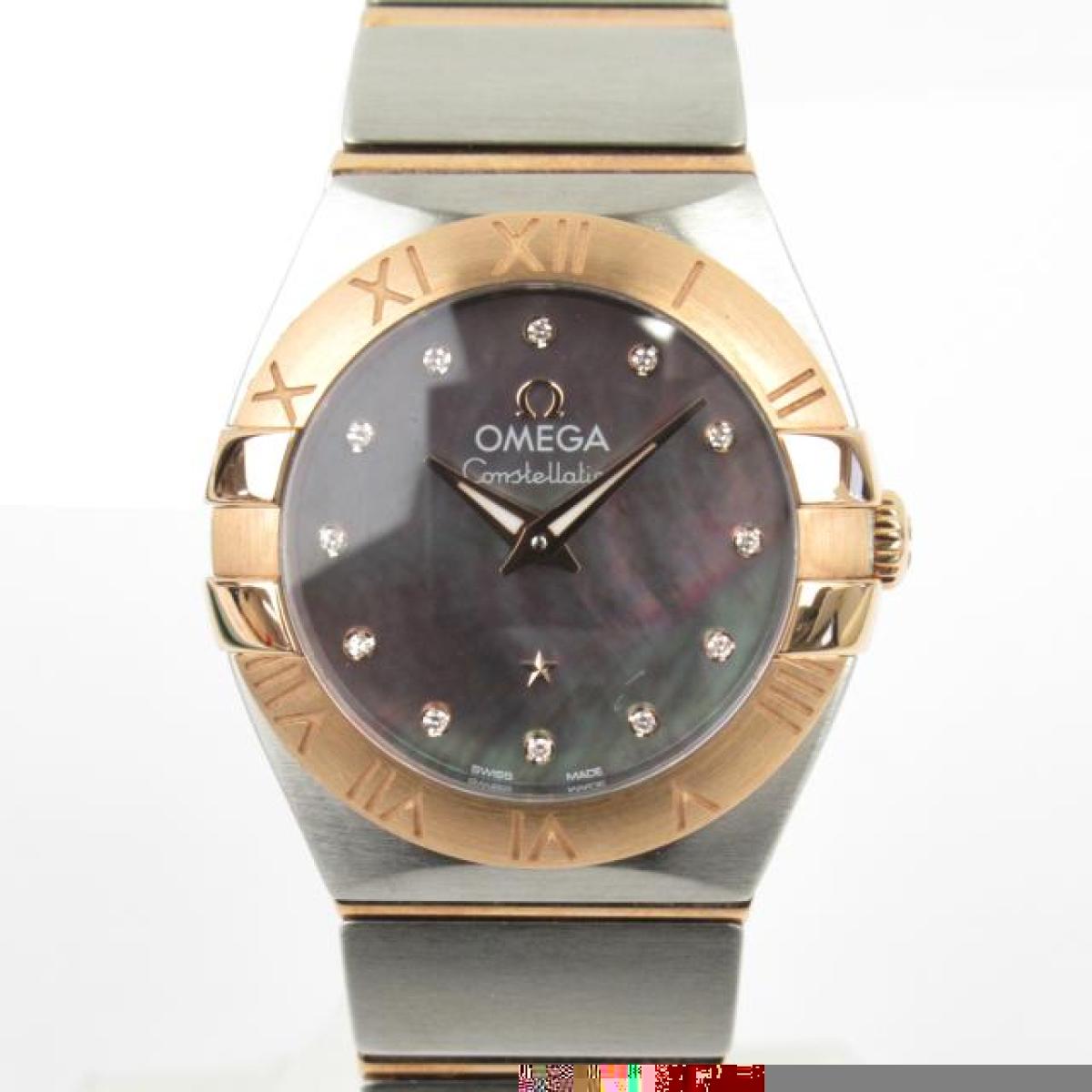 【中古】 オメガ コンステレーション ブラッシュ ウォッチ 腕時計 レディース ステンレススチール'(SS)K18PG'(ピンクゴールド） x ダイヤモンド | OMEGA BRANDOFF ブランドオフ ブランド ブランド時計 ブランド腕時計 時計