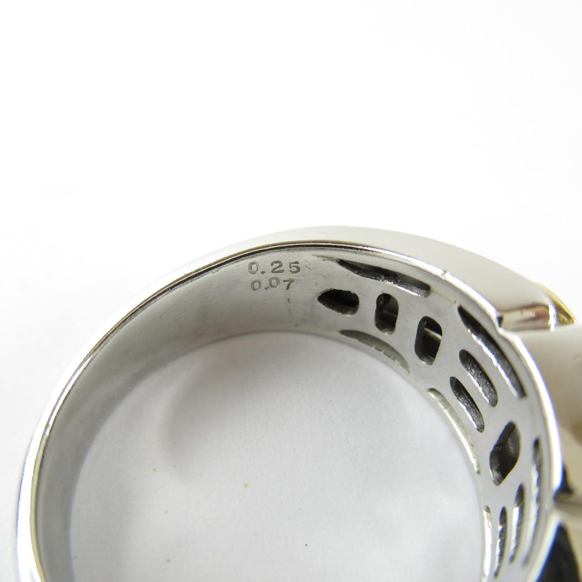 【楽天市場】【中古】 ジュエリー ダイヤモンド リング 指輪 メンズ PT900 プラチナ K18 (イエローゴールド） | JEWELRY BRANDOFF ブランドオフ 宝石 レディース