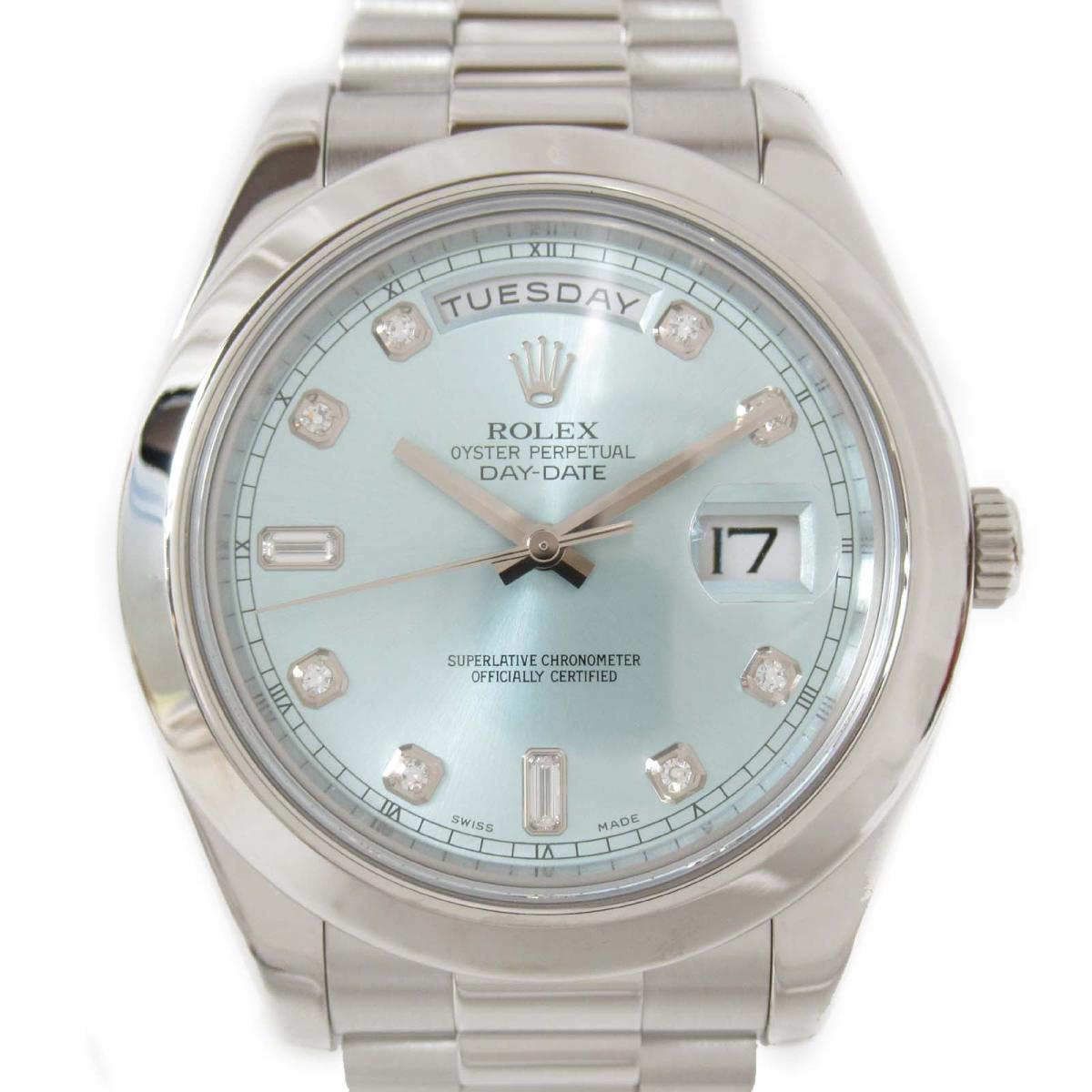 【中古】 ロレックス デイデイト2 ウォッチ 腕時計 メンズ PT (218206A V番) | ROLEX BRANDOFF ブランドオフ ブランド ブランド時計 ブランド腕時計 時計