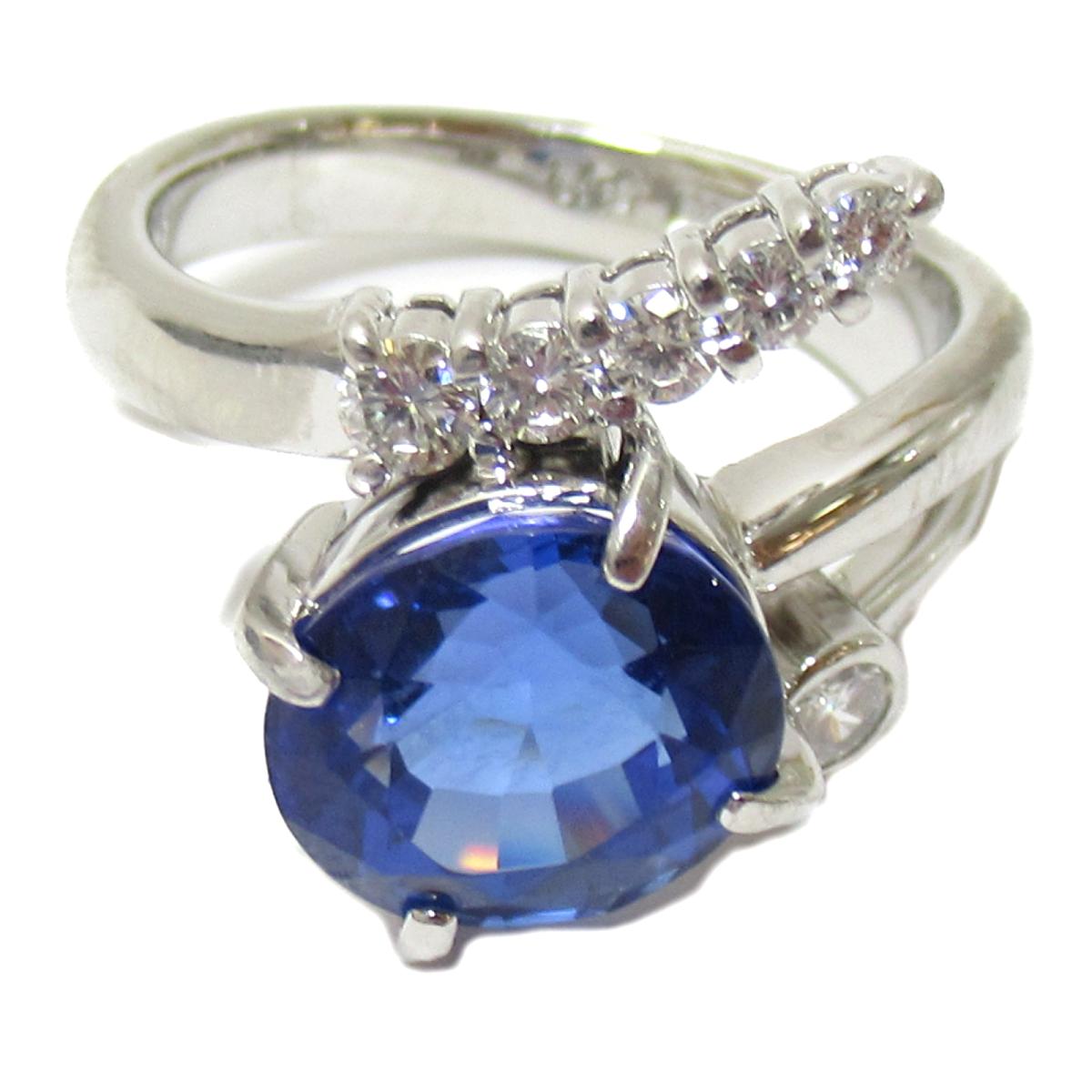 ダイヤモンド×タンザナイト リング Pt900 2.51ct 0.24ct - manager