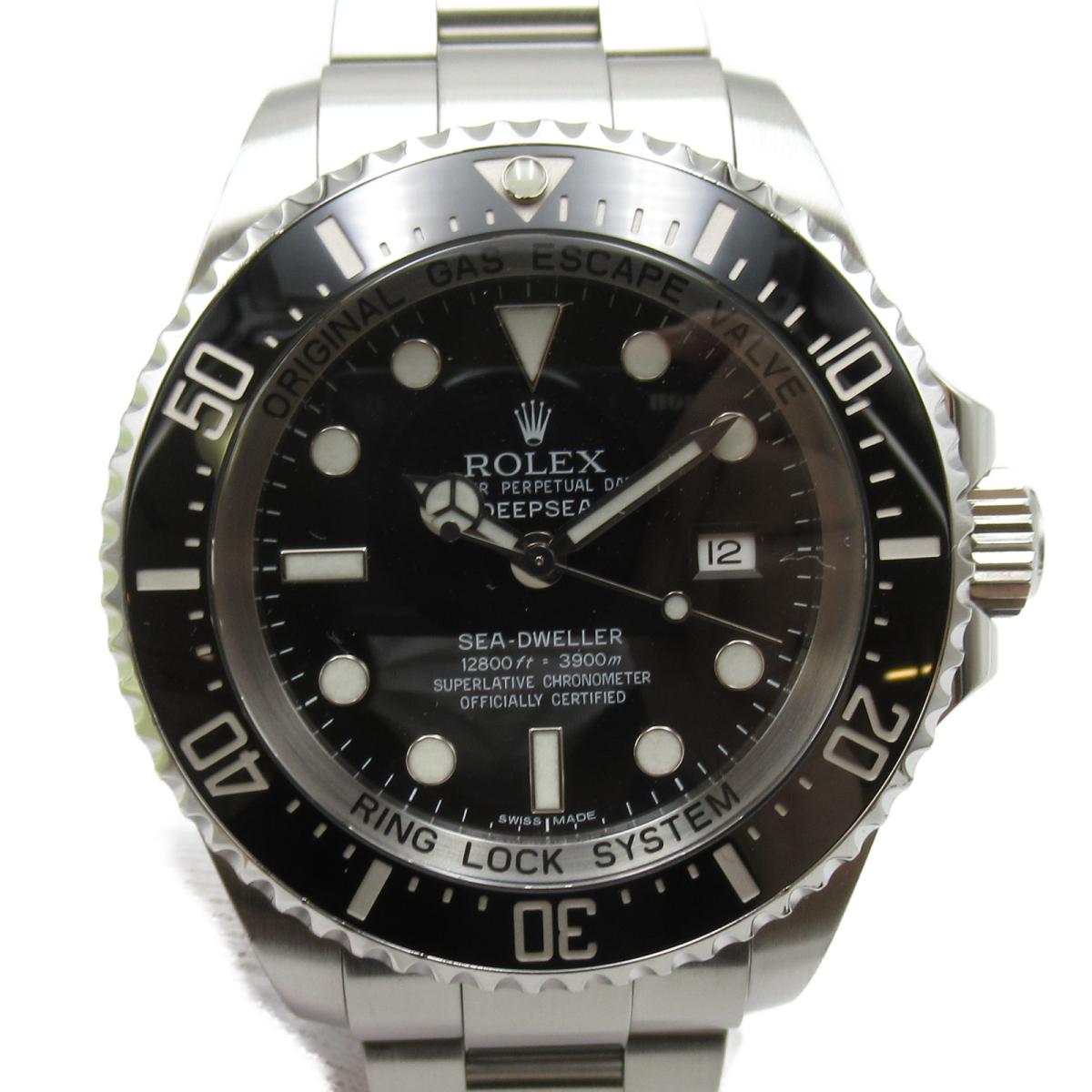 【中古】ロレックス シードゥエラー ディープシー ウォッチ 腕時計 メンズ ステンレススチール(SS) (116660 G番)