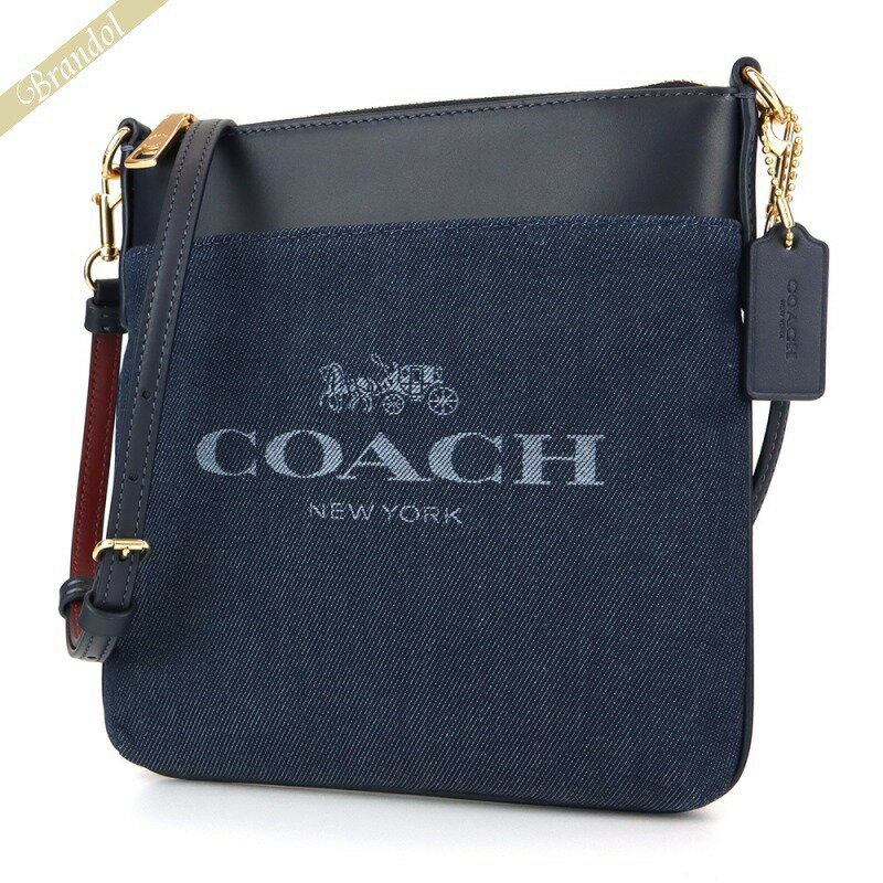 《店内全品・最大P12倍_5日2時迄》コーチ COACH レディース ショルダーバッグ ロゴ デニム ブルー系 C3967 GDDEN | コンビニ受取 ブランド