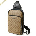 コーチ COACH メンズ・レディース ボディバッグ シグネチャー イーサン パック ベージュ系×ブラック CO910 QBKHA | コンビニ受取 ブランド
